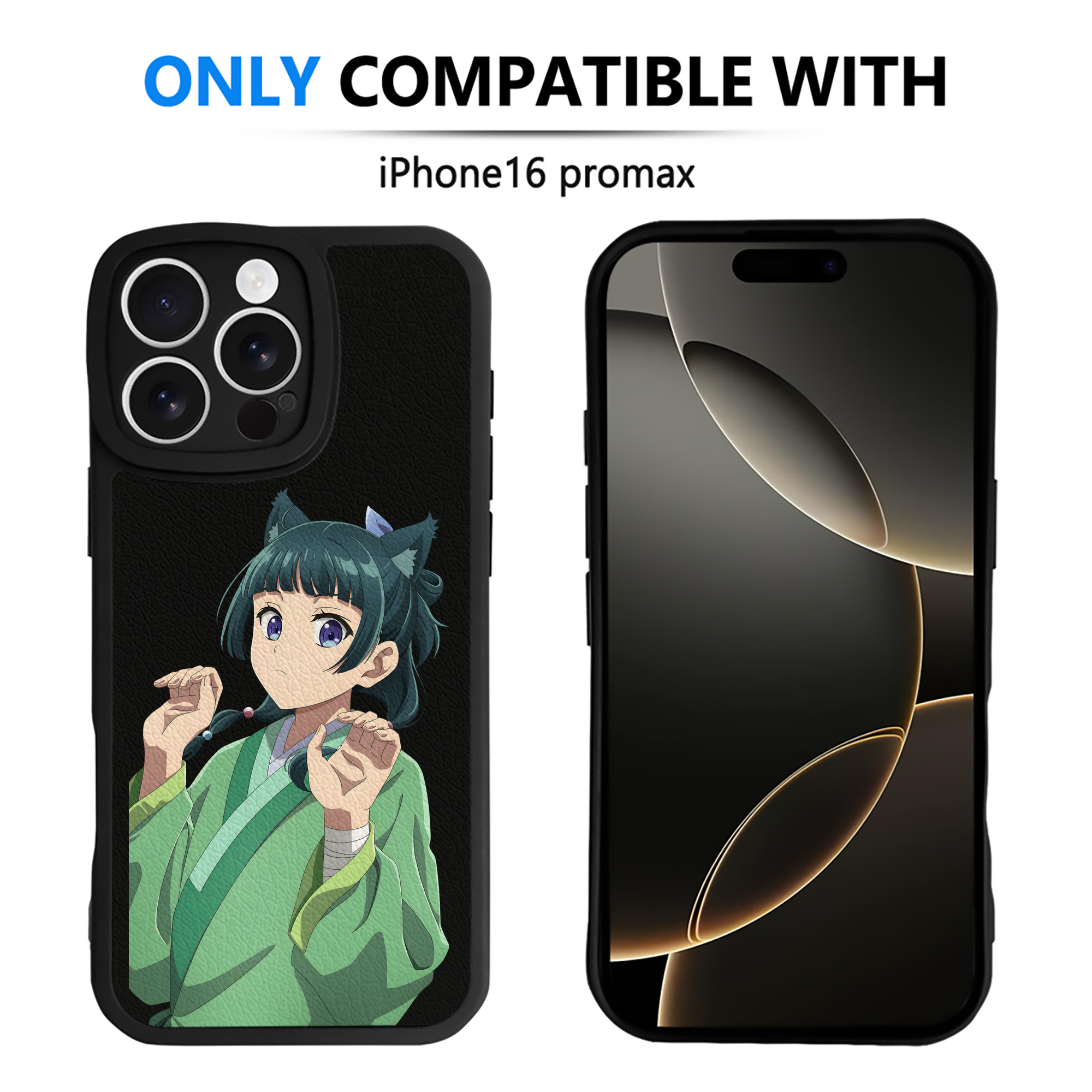 薬屋のひとりごと The Apothecary Diaries 【iPhone 16シリーズ対応】シリコンスマホケース（レザー調） 材質：シリコン